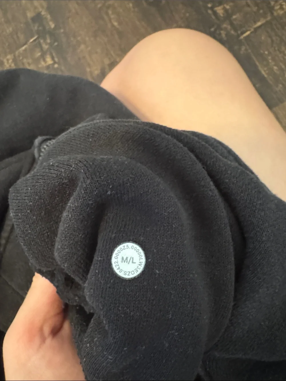 Lululemon Black cropped Hoodie